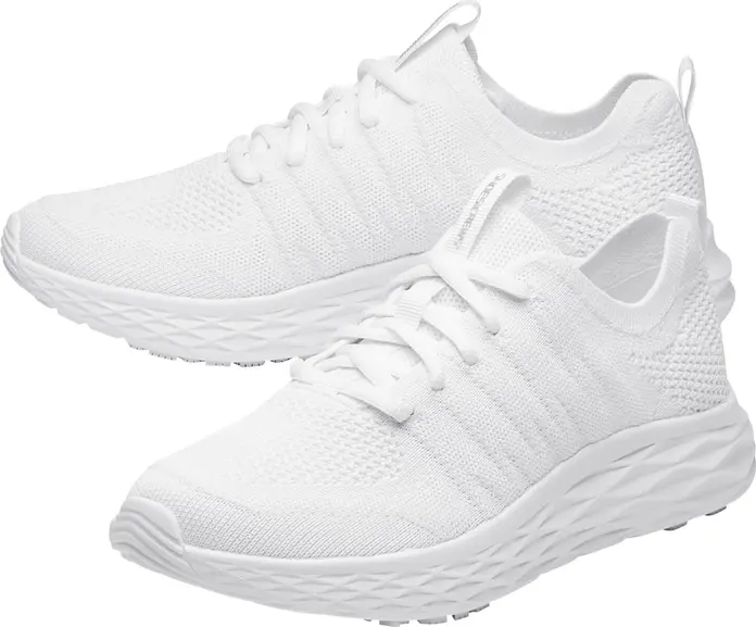 Adidasi de lucru usori antiderapanti pentru femei Shoes For Crews Everlight, marime 41, talpa TRACTIONiQ, exterior din tricot respirabil si rezistent la apa, vegani, EN ISO 20347:2022