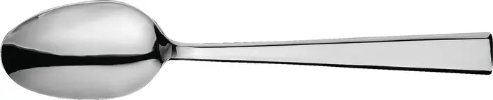 VEGA Stockholm Table Spoons, Mirror Polished 18/0 Chrome Stainless Steel, Rustproof, 20.3 cm, Silver, Set of 12 Pieces
