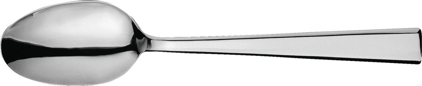 VEGA Stockholm Table Spoons, Mirror Polished 18/0 Chrome Stainless Steel, Rustproof, 20.3 cm, Silver, Set of 12 Pieces