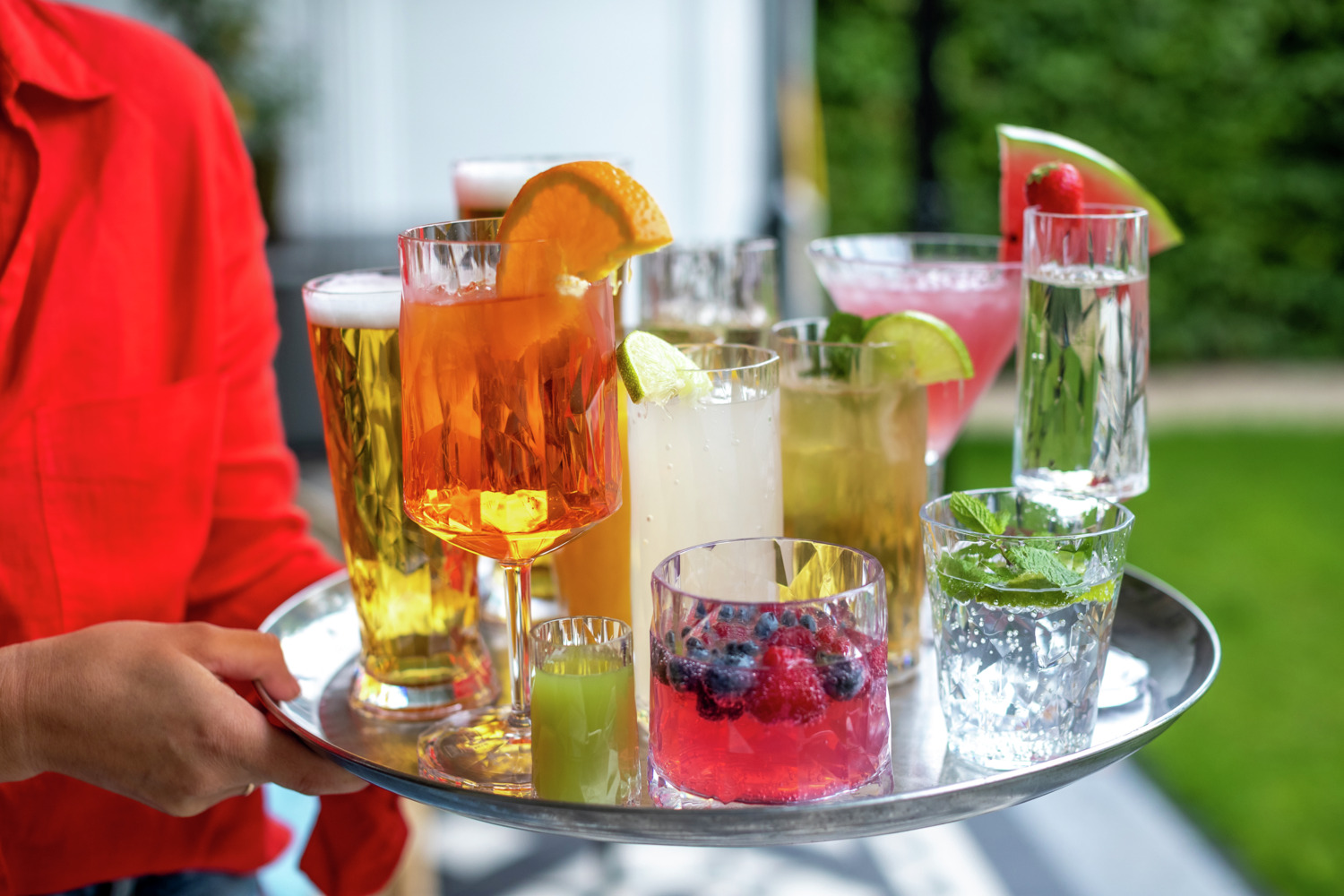 koziol Aqua Universale Club No. 1 Superglas Water Glass Set of 4, Unbreakable Polycarbonate, 300ml, Transparent, Stackable, Dishwasher Safe