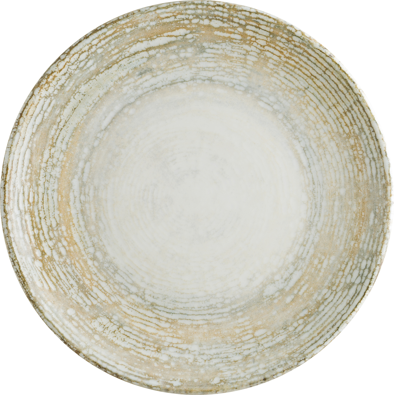 Bonna Table Roc Deutschland GmbH Flat plate Patera Teller flach Patera Flat plate Patera; 30 cm (Ø); white/beige; round; 6 piece / pack Teller flach Patera; 30 cm (Ø); weiß/beige; rund; 6 Stück / Pack Colorful plate with trendy vintage look.  Suitable for dishwasher and microwaveable. Farbiger Teller aus Porzellan im trendigen Vintage Look. Ohne Fahne. Spülmaschinengeeignet und mikrowellengeeignet.