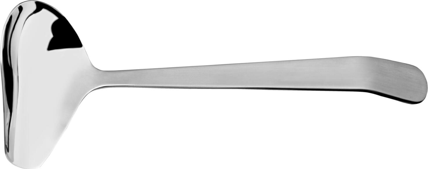 Picard + Wielpütz Picard & Wielpütz GmbH & Co. KG Sauce spoon Cassio Saucenlöffel Cassio Sauce spoon Cassio; 20.5 cm (L); silver Saucenlöffel Cassio; 20.5 cm (L); silber Chrome-nickel stainless steel 18/10, rustproof. Sauce spoon in neutral design with curved handle end. Matt polished handle. Dishwasher safe. Chrom-Nickel-Edelstahl 18/10, rostfrei. Saucenlöffel in neutralem Design mit gebogenem Stielende. Matt polierter Griff. Spülmaschinenfest.