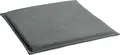 LUSINI Solutions GmbH Lia Seat Cushion, 38x38x3 cm, Anthracite Grey, 100% Polyester Felt Look, Reversible with Zipper, OEKO-TEX Standard 100