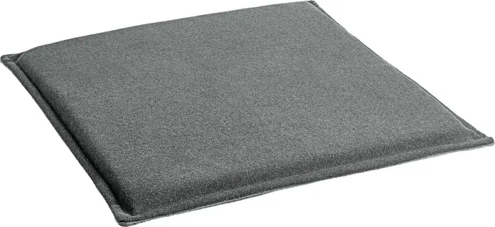 LUSINI Solutions GmbH Lia Seat Cushion, 38x38x3 cm, Anthracite Grey, 100% Polyester Felt Look, Reversible with Zipper, OEKO-TEX Standard 100