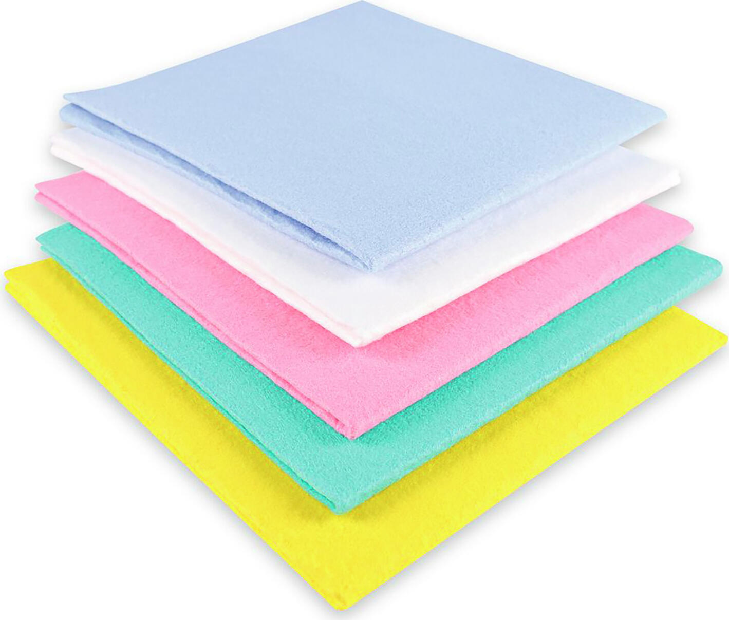 Hygoclean Tetra Light Multi-purpose Cleaning Cloths, 40x38 cm, High-quality Viscose and Polypropylene Fleece, Washable up to 60C, Pack of 50 pieces