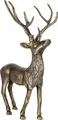 Декоративный олень Vega Deer L для Рождества, фигура из высококачественного алюминия, золотой цвет, 58.5 x 28 x 40.5 см