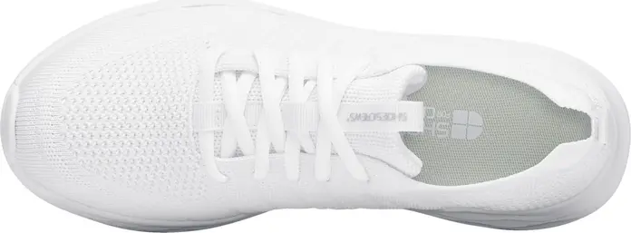 Women's Shoes For Crews Everlight Lightweight Slip-Resistant Work Sneakers, Size 37, TRACTIONiQ Outsole, Breathable Water-Repellent Knitted Upper, Vegan, EN ISO 20347:2022