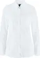 JOBELINE LUSINI Solutions GmbH Women's chef's jacket Phoenix long-sleeved Damen Kochjacke Phoenix Langarm Women's chef's jacket Phoenix long-sleeved; Size 36; white Damen Kochjacke Phoenix Langarm; Kleidergröße 36; weiß 65 % polyester, 35 % cotton. 150 g/m². 60 °C wash. Elegant women's chef jacket made of extra lightweight, breathable fabric. With a small wing collar, inner breast pocket, concealed button tape and a 2-part upper arm pocket. With a practical bib apron loop in the neck. The side panels and entire sleeves are made of an elastic piqué material, which is extremely breathable and ensures a very comfortable fit. The sleeves feature fully elastic, classic shirt cuffs with button and sleeve vent. Slightly tailored cut. Back length: 68 cm for size 36. 65 % Polyester, 35 % Baumwolle. 150 g/m². 60°-Wäsche Elegante Damenkochjacke aus einem extraleichten und atmungsaktiven Gewebe. Mit kleinem Stehkragen, innenliegender Brusttasche, verdeckter Druckknopfleiste, sowie einer zweigeteilten Oberarmtasche. Mit einer praktischen Latzschürzenschlaufe im Nacken. Die Seitenteile sowie die gesamten Ärmel bestehen aus einem atmungsaktiven und elastischen Piqué Material, das für eine äußerst bequeme Passform und Atmungsaktivität sorgt. Den Ärmelabschluss bildet eine ebenfalls vollelastische, klassische Hemdenmanschette mit Druckknopf und Ärmelschlitz. Leicht tailliert geschnitten. Rückenlänge: 68 cm in Gr. 36