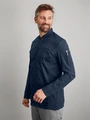 Jobeline Phoenix Women's Chef's Jacket, Long-Sleeved, White, 65% Polyester 35% Cotton, Wing Collar, Concealed Snap Fasteners, OEKO-TEX Standard 100