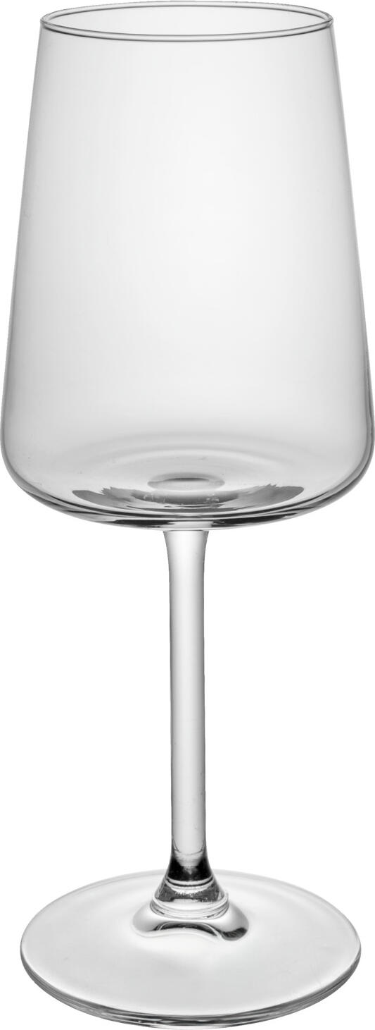 Set de 6 piese Pahare de vin alb Vega Carlotta, 410 ml, Sticla transparenta, Inaltime 22.7 cm, rezistente la masina de spalat vase, design modern