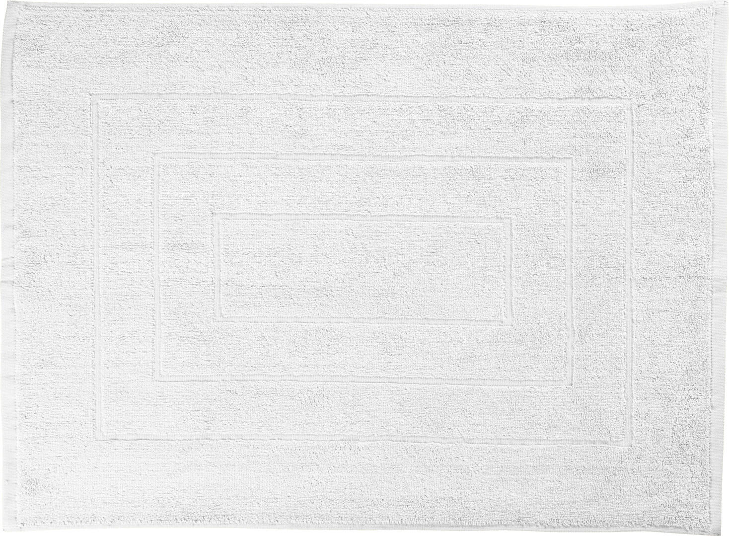 PULSIVA LUSINI Solutions GmbH Bath mat Mars Badematte Mars Bath mat Mars; 50x70 cm (WxL); white; 5 piece / pack Badematte Mars; 50x70 cm (BxL); weiß; 5 Stück / Pack 100% cotton. Weight approx. 600 g/m². Walk terry bath mat in plain colors. Durable and absorbent fabric for high demands at great conditions. Personalization possible. 100 % Baumwolle. Gewicht ca. 600 g/m². Walkfrottier Badematte in Unifarben. Strapazierfestes und saugfähiges Gewebe für hohe Ansprüche zu tollen Konditionen. Personalisierung möglich.