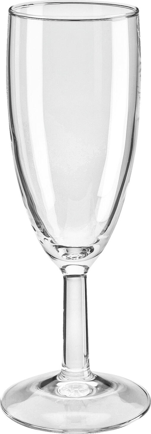 Pahare de sampanie Pulsiva Niki, pahar pentru vin spumant 160 ml, sticla transparenta, rezistente la masina de spalat vase, set de 12 piese