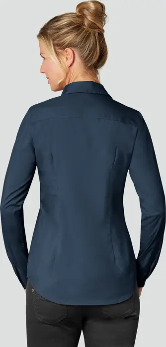 Bluza Jobeline Kim cu Maneca Lunga pentru femei, 65% Bumbac 35% Poliester, Material Stretch Ușor de Intretinut, Maneci cu Rolare, Croiala Ajustata
