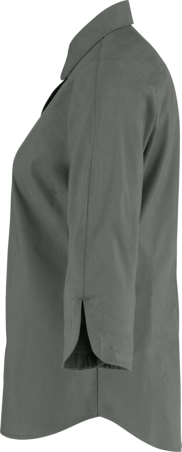 Jobeline Porter Women's Blouse, 3/4 Sleeve, Cotton-Polyester Stretch, Regular Fit, OEKO-TEX Certified, Plain Design