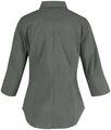 Jobeline Porter Women's Blouse, 3/4 Sleeve, Regular Fit, Cotton-Polyester Blend, Easy-Care, OEKO-TEX Certified, Dark-Grey