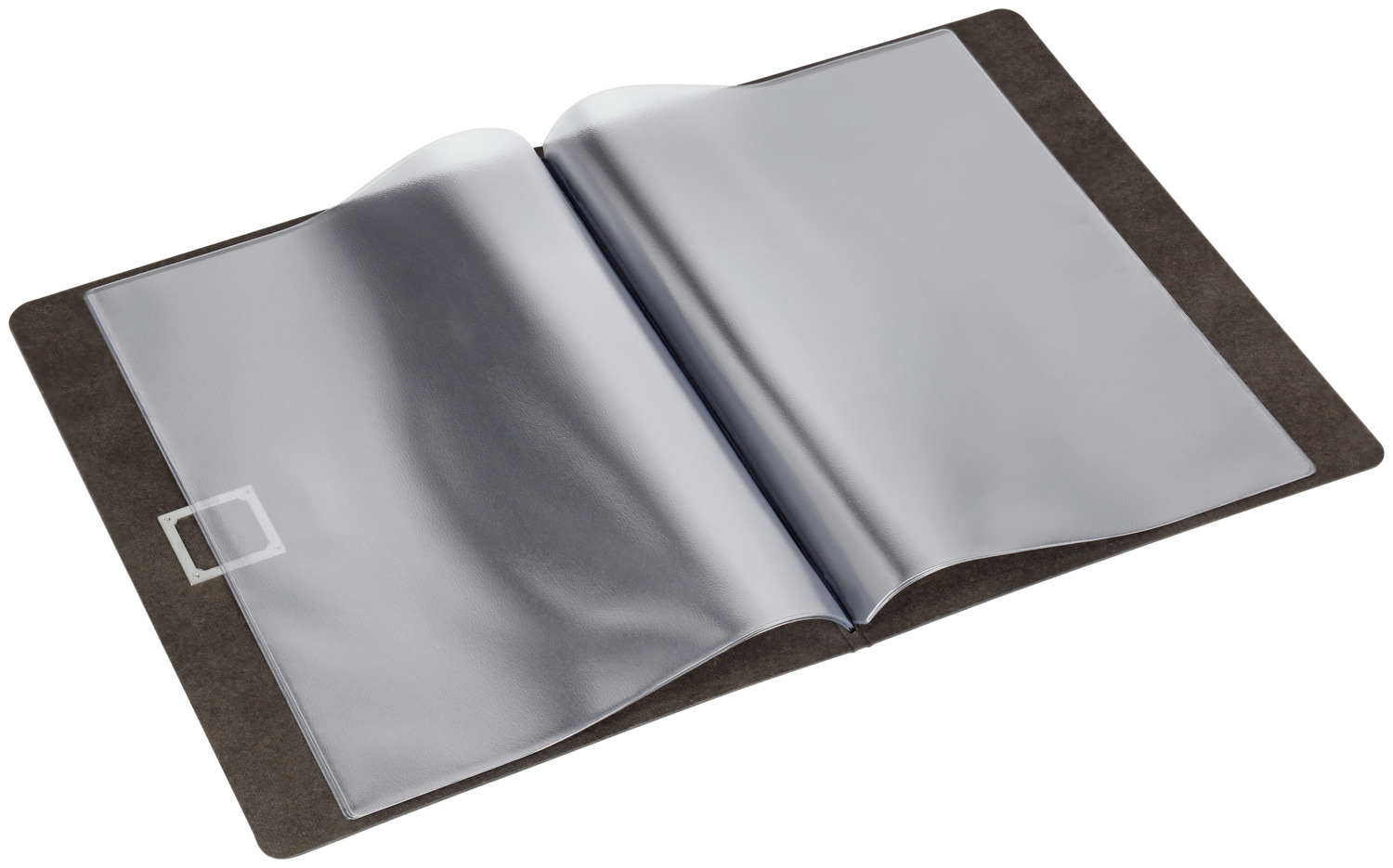 VEGA Abbotsford Menu Cover, Blue, Imitation Leather Menu Holder, 12 Pages, Includes 3 Double Transparent Covers, 24 x 31.6 cm, Damp Wipeable