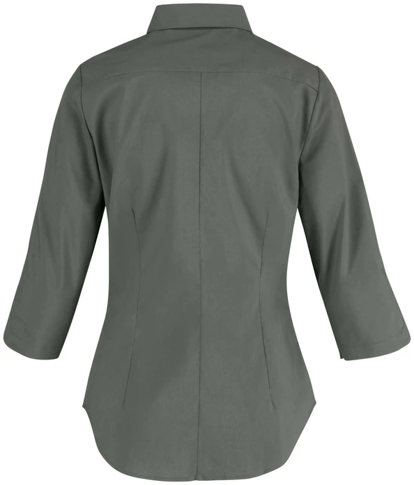 Bluza Jobeline Porter pentru femei, maneca 3/4, imobilier textil bumbac-poliester, croiala regular, certificare OEKO-TEX, gri inchis, marime 46