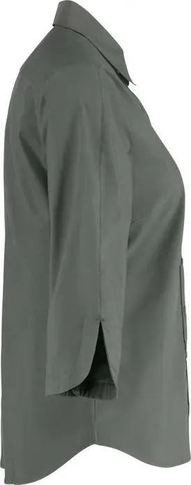 Bluza Jobeline Porter pentru femei, maneca 3/4, imobilier textil bumbac-poliester, croiala regular, certificare OEKO-TEX, gri inchis, marime 46