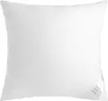 ERWIN M. LUSINI Pillow Dream Breathable Fluffy Pillow, 50 x 50 cm, Super-siliconized hollow polyester fiber filling, Machine Washable, Allergy-Friendly, White