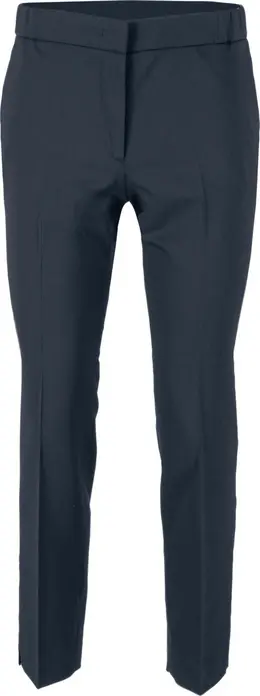 Pantaloni Serviciu Jobeline Tommy pentru femei, Model Jogger pentru Hotel, Croiala Regular cu Picior Ingust si Slit, Material Rezistent la Cute, Navy