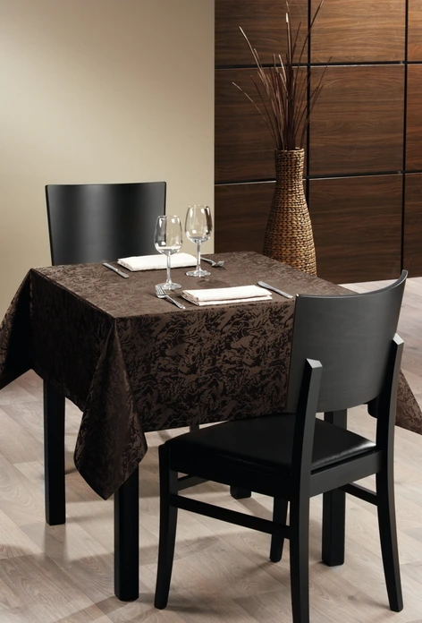 Скатерть квадратная Pulsiva Marmor 160x160 см, 100% полиэстер 165 г/м², мраморный узор с шелковистым блеском, OEKO-TEX Standard 100, износостойкая