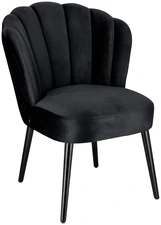 VEGA LUSINI Solutions GmbH Chair Malea Polsterstuhl Malea Chair Malea; 65x69x88 cm (WxDxH); black Polsterstuhl Malea; 65x69x88 cm (BxTxH); schwarz High-quality upholstered chair made of velvet (100% polyester) with painted black beech legs. Piped stitching on the inside enhances the chair. Fire-resistant cover and plastic gliders. For indoor use only. Delivered assembled. Hochwertiger Polsterstuhl aus Samststoff (100 % Polyester) und Buchenbeine schwarz lackiert. Pfeifensteppung an der Innenseite werten den Stuhl auf. Feuerhemmender Bezug und Kunststoffgleiter. Nur für den Innenbereich geeignet. Lieferung erfolgt montiert. Passenden Barstuhl gleich mitbestellen.