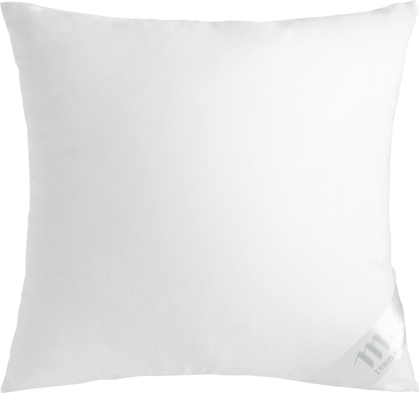 ERWIN M. LUSINI Solutions GmbH Pillow Dream Kissen Dream Pillow Dream; 40x40 cm (WxL); white Kissen Dream; 40x40 cm (BxL); weiß Filling: 100% polyester hollow fiber. Cover: 100% polyester. Hard-wearing fiber pillow with siliconized hollow fiberfilling that does not clump. Machine washable, easy to care for and particularly suitable for allergy sufferers. Cigarette annealing test according to EN ISO 12952-1. Care instructions: The use of chlorine causes the fibers to clump together. Füllung: 100 % Polyester-Hohlfaser. Bezug: 100 % Polyester. Strapazierfähiges Faserkissen mit Füllung aus silikonisierter Hohlfaser, die nicht verklumpt. Maschinenwaschbar, pflegeleicht und besonders für Allergiker geeignet. Zigarettenglühtest nach EN ISO 12952-1. Pflegehinweis: Bei der Verwendung von Chlor kommt es zum Verklumpen der Faser.