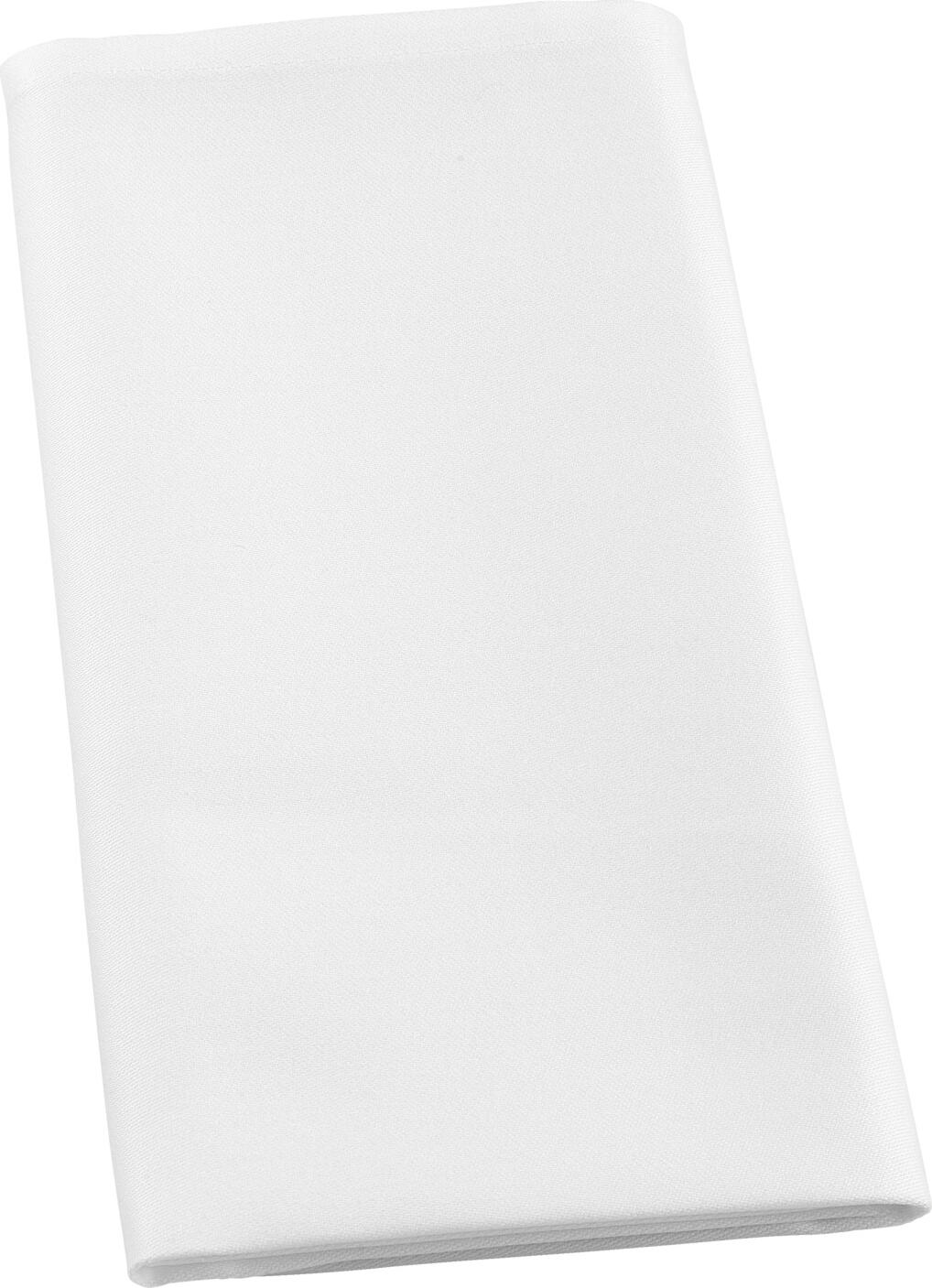 LUSINI Solutions GmbH Palermo Textile Napkins, 100% Cotton Full-Twist Damask, 50x50 cm, White, OEKO-TEX Standard 100, Set of 6