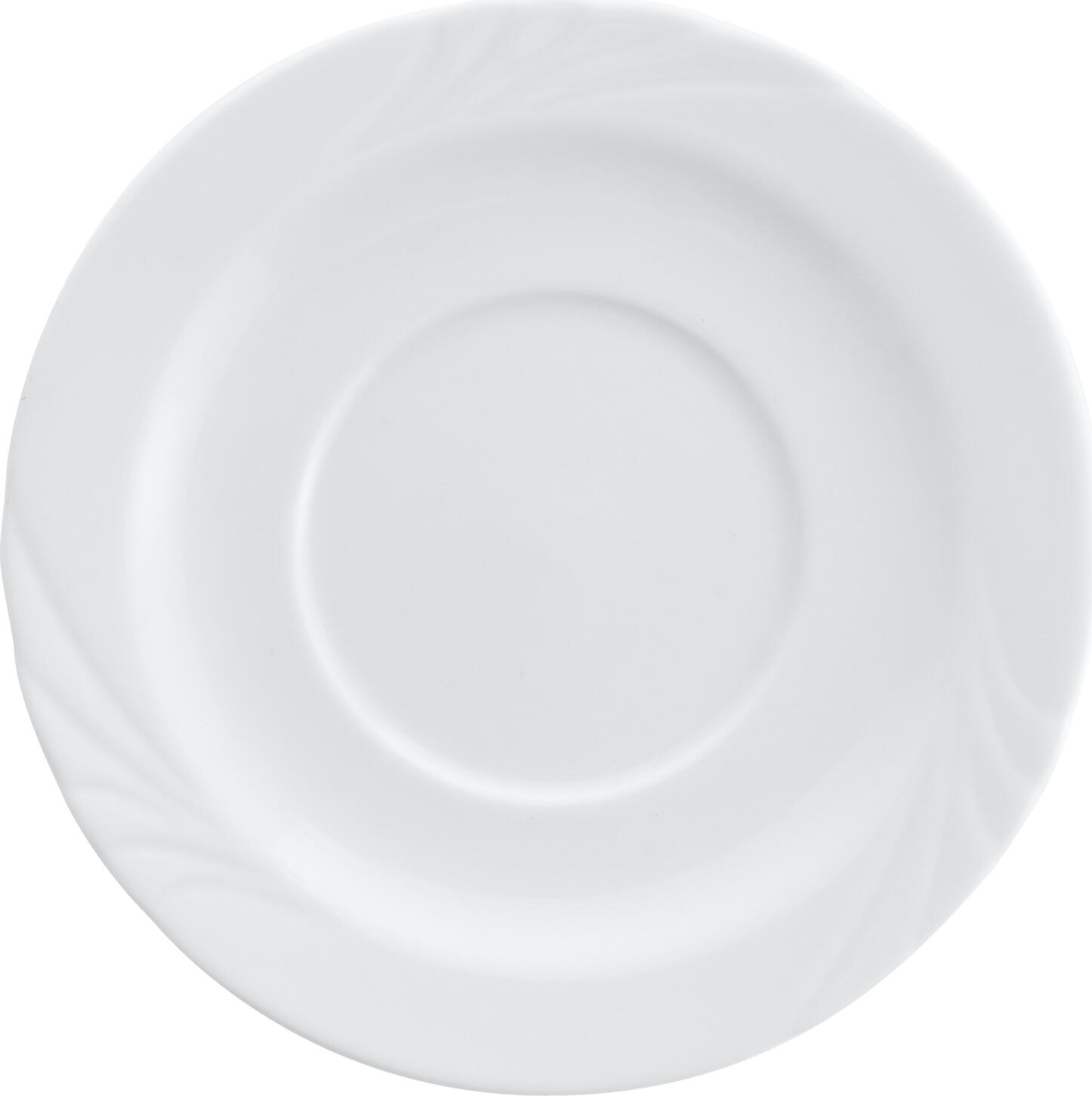 Farfurii de supa PULSIVA Swing 2.0, Porcelana Alba, Diametru 16 cm, Rezistente la Masina de Spalat Vase si Cuptor cu Microunde, Set de 6 piese