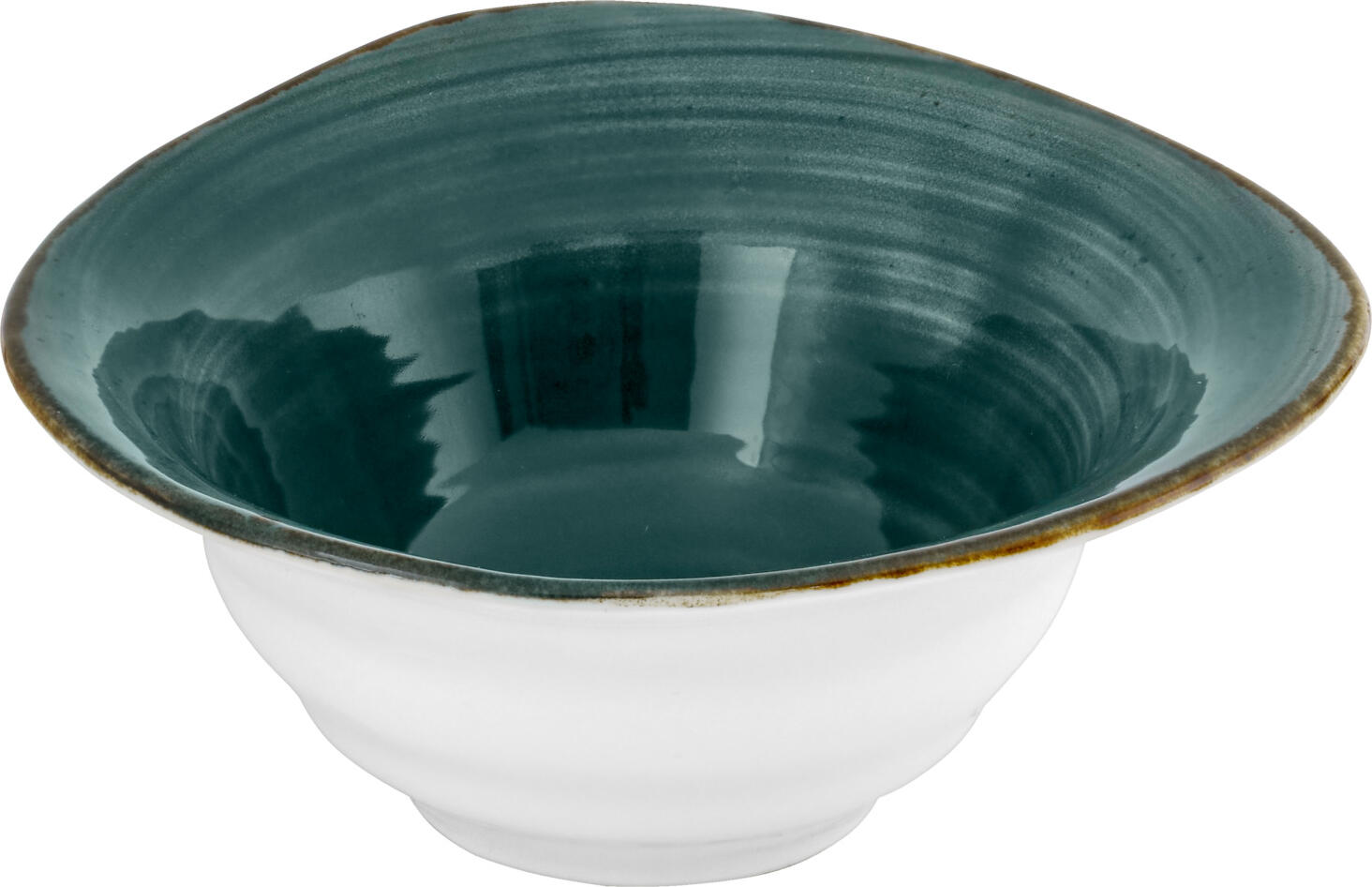 Bol de Servire VEGA Nebro, Porțelan Premium Greu, Design Solid, Albastru, Diametru 17 cm, Înălțime 6.5 cm, Compatibil cu Mașina de Spălat Vase și Cuptorul cu Microunde