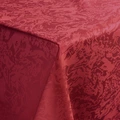 Pulsiva Marmor Rectangular Tablecloth, 130x170 cm, 100% Polyester with Silk Shimmer Marble Pattern, Burgundy, OEKO-TEX Standard 100, Durable and Colorfast