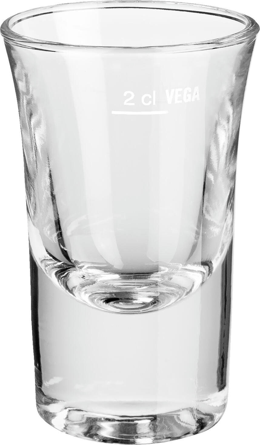 VEGA LUSINI Solutions GmbH Shot glass Podena with filling line Schnapsglas Podena mit Eichstrich Shot glass Podena with filling line; 40 ml, 4.5x7 cm (ØxH); transparent; 2 cl Filling line, 6 piece / pack Schnapsglas Podena mit Eichstrich; 40 ml, 4.5x7 cm (ØxH); transparent; 2 cl Eichstrich, 6 Stück / Pack Shot glass with ice bottom. With filling line or double filling line. Dishwasher safe. Schnapsglas mit Eisboden. Mit Eichstrich oder DoppelEichstrich. Spülmaschinenfest.