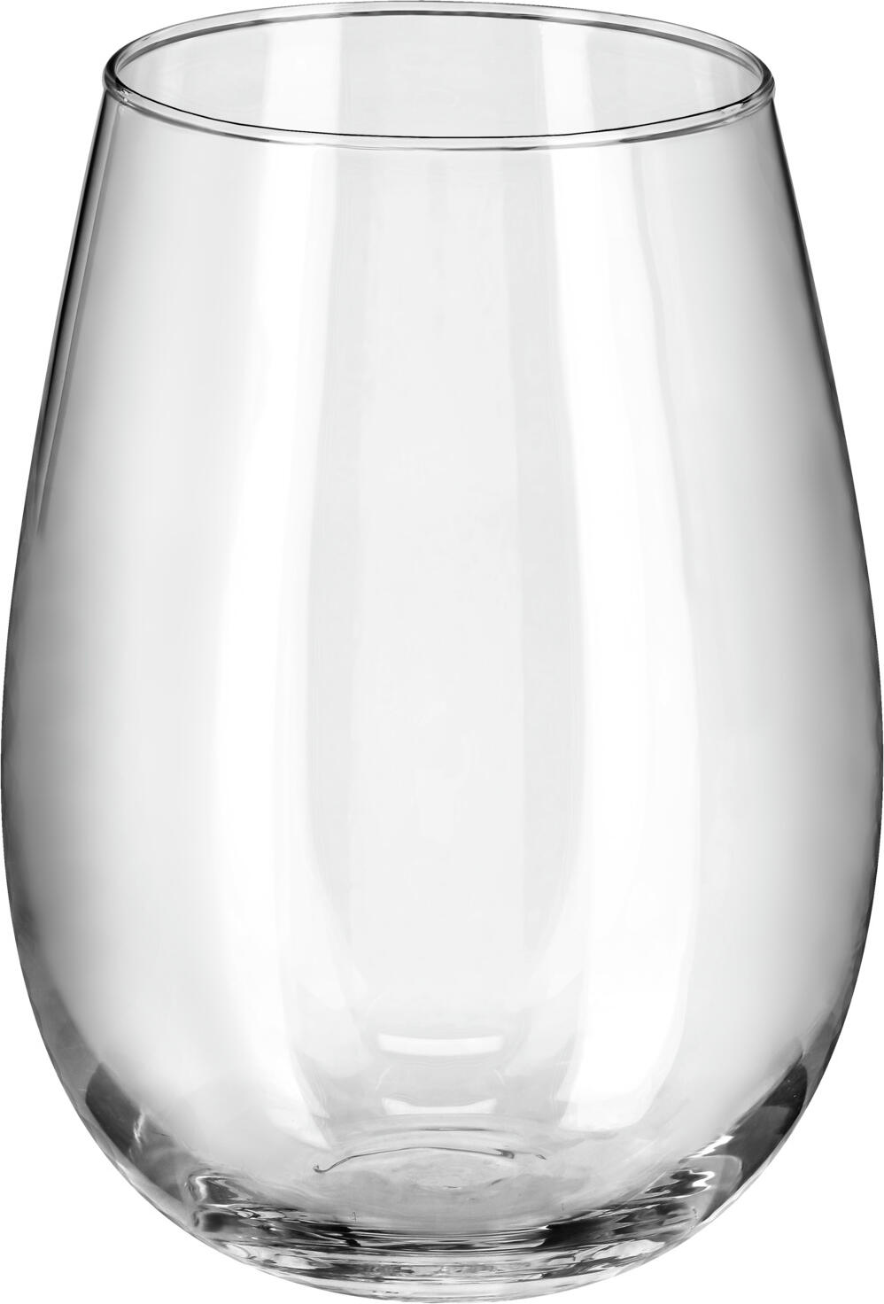 Krosno Krosno Glass S.A. White wine glass Harmony Weißweinglas Harmony White wine glass Harmony; 500 ml, 8.2x12.3 cm (ØxH); transparent; 6 piece / pack Weißweinglas Harmony; 500 ml, 8.2x12.3 cm (ØxH); transparent; 6 Stück / Pack White wine glass without stem, also suitable for water and other cold drinks. Dishwasher safe. Weißweinglas ohne Stiel, auch für Wasser und andere Kaltgetränke geeignet. Spülmaschinenfest.