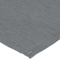 LUSINI Solutions GmbH Tarina Tablecloth by the Metre, 320 cm Width, Grey Cotton Polyester Blend Canvas Look Fabric, Yarn-Dyed and Easy Iron