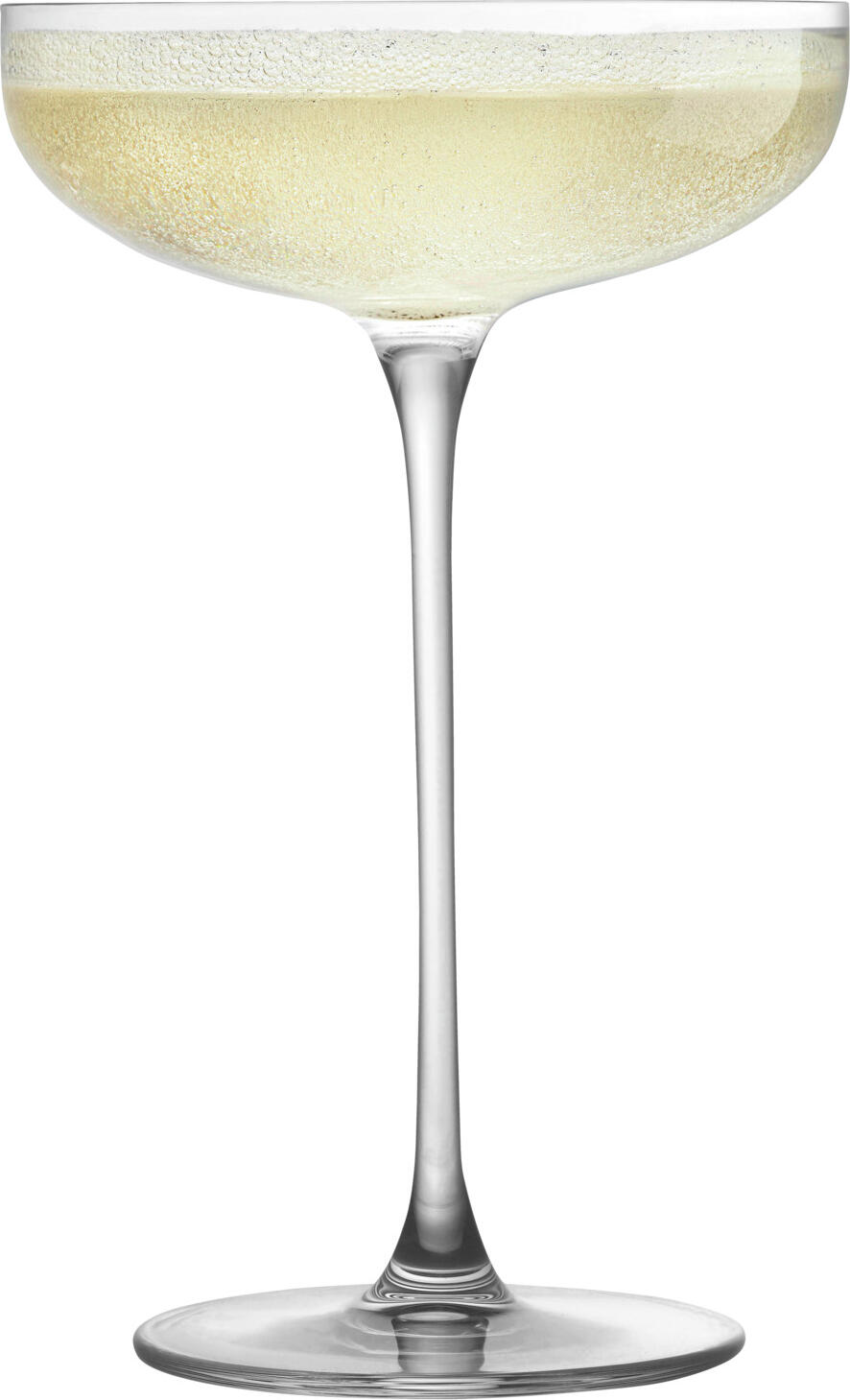 Set de 6 piese Pahare Cocktail Coupe NUDE Savage, Sticla Cristalim, 220 ml, Transparente, Rezistente la Masina de Spalat Vase