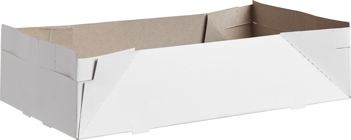 First FFC Disposable Cardboard Carrying Tray for 8 Cups, 200ml+, White, 17x7.7 cm, Pack of 250 Pieces