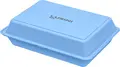 elasto Kintoki Reusable Food Storage Container Set of 18, 1400ml Blue Polypropylene BPA-Free Microwaveable and Dishwasher Safe Menu Box