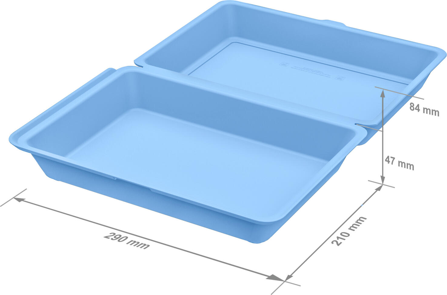 elasto Kintoki Reusable Food Storage Container Set of 18, 1400ml Blue Polypropylene BPA-Free Microwaveable and Dishwasher Safe Menu Box