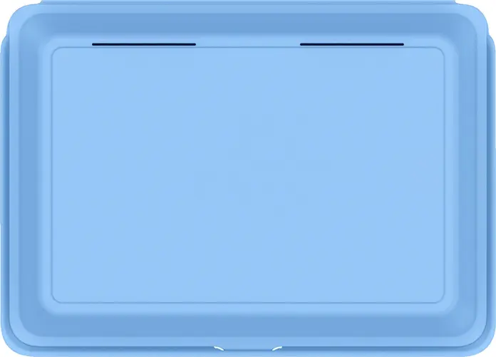 elasto Kintoki Reusable Food Storage Container Set of 18, 1400ml Blue Polypropylene BPA-Free Microwaveable and Dishwasher Safe Menu Box