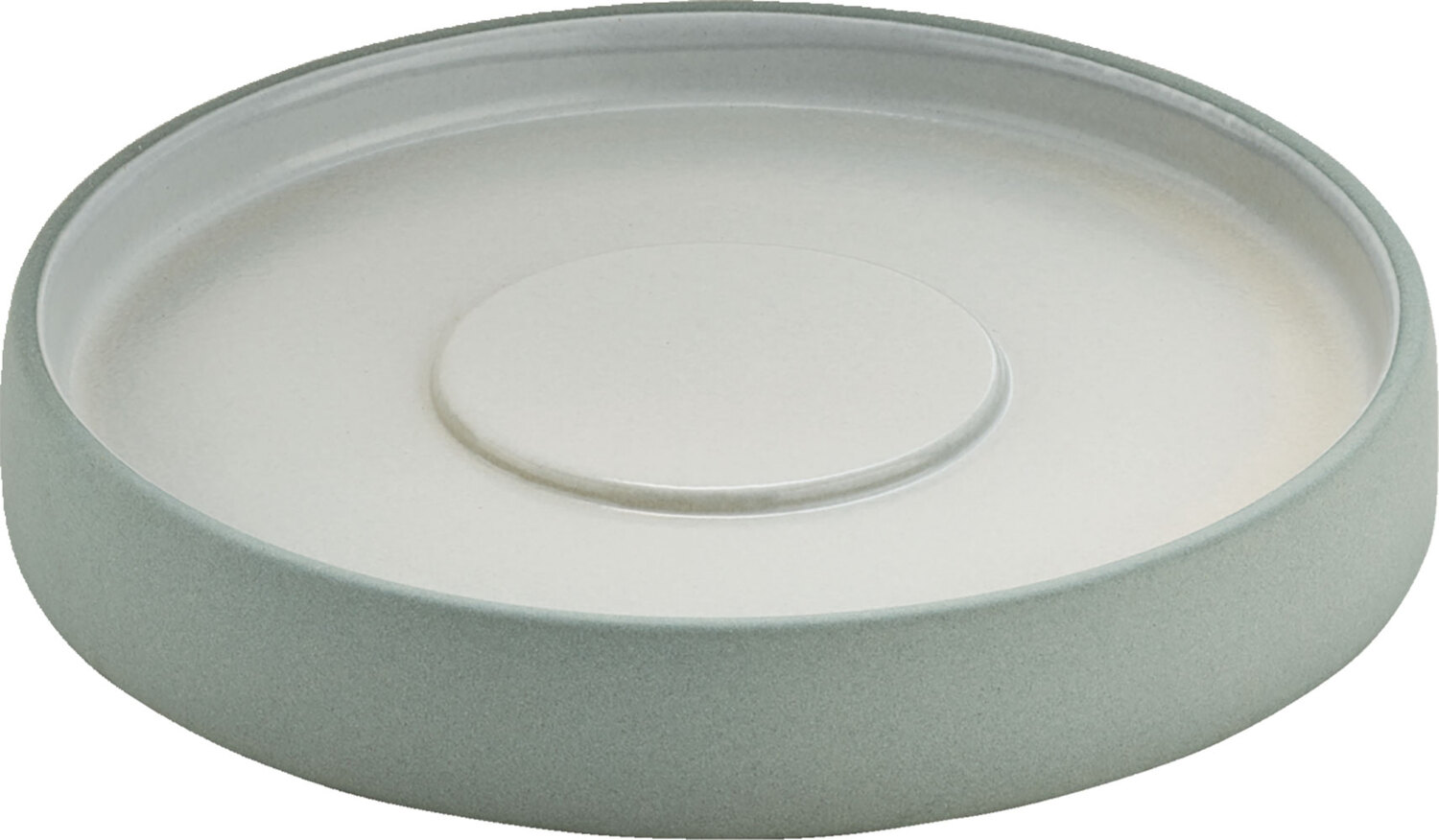 Playground BHS tabletop AG Plate/saucer 2in1 Teller/Untertasse 2in1 Plate/saucer 2in1; 16x2.6 cm (ØxH); grey/white; 6 piece / pack Teller/Untertasse 2in1; 16x2.6 cm (ØxH); grau/weiß; 6 Stück / Pack With its size and weight, this saucer is a stable and practical addition to your tableware. Diese Untertasse ist mir ihrer Größe und Gewicht eine stabile und praktische Ergänzung für Ihr Geschirr.