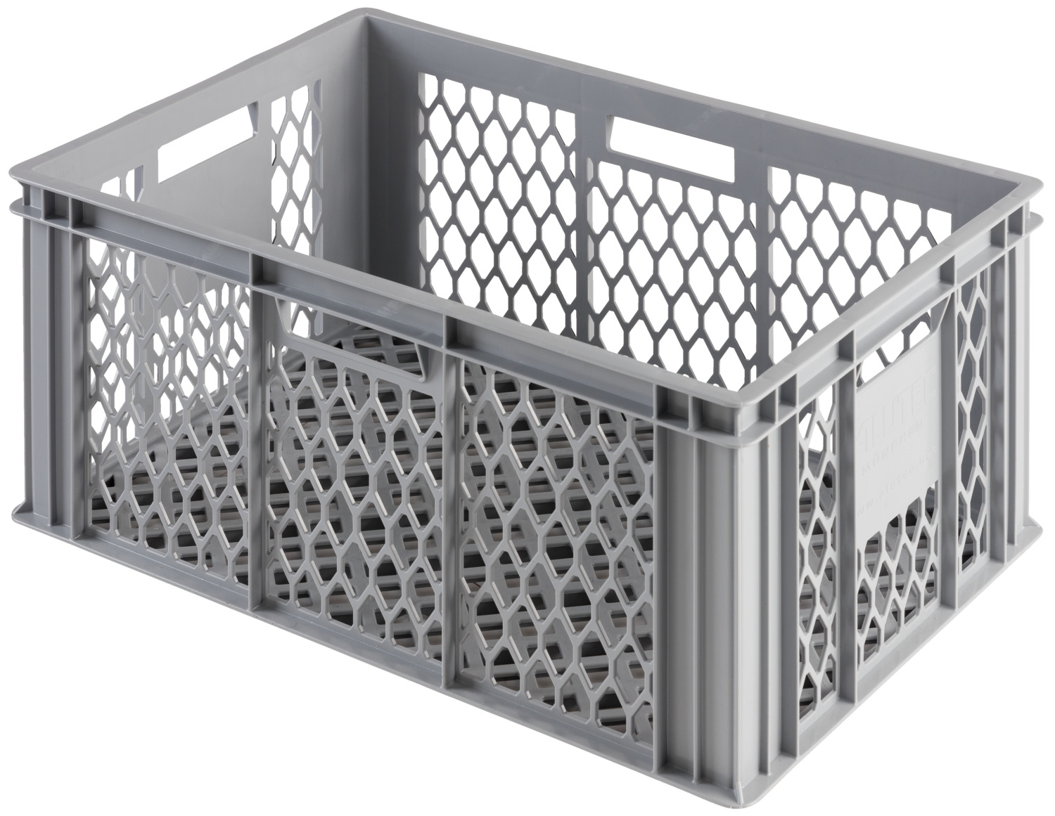 Ringoplast Ringoplast Leubsdorf GmbH Transport/rinsing box Komfort Transport-/Spülkasten Komfort Transport/rinsing box Komfort; 49.5 l, 60x40x25 cm (LxWxH); grey Transport-/Spülkasten Komfort; 49.5 l, 60x40x25 cm (LxBxH); grau Robust transport and rinsing box made of polyethylene. Particularly well suited for transporting and rinsing glasses with the shelf inserts that can be ordered. Ideal for transporting horeca equipment and food. Attention: When using the shelf inserts for glasses, please note that handles or similar will affect the maximum Ø. Stackable. Food safe. Dishwasher safe. Robuster Transport- und Spülkasten aus Polyethylen. Mit den bestellbaren Fachwerkeinsätzen besonders gut für den Transport und Spülen von Gläsern geeignet. Ideal für den Transport von Gastro-Equipment und Lebensmitteln. Achtung: Bei Verwendung der Fachwerkeinsätze für Gläser bitte beachten, dass Henkel o.ä. den maximalen Ø beeinflussen. Stapelbar. Lebensmittelsicher. Spülmaschinenfest.