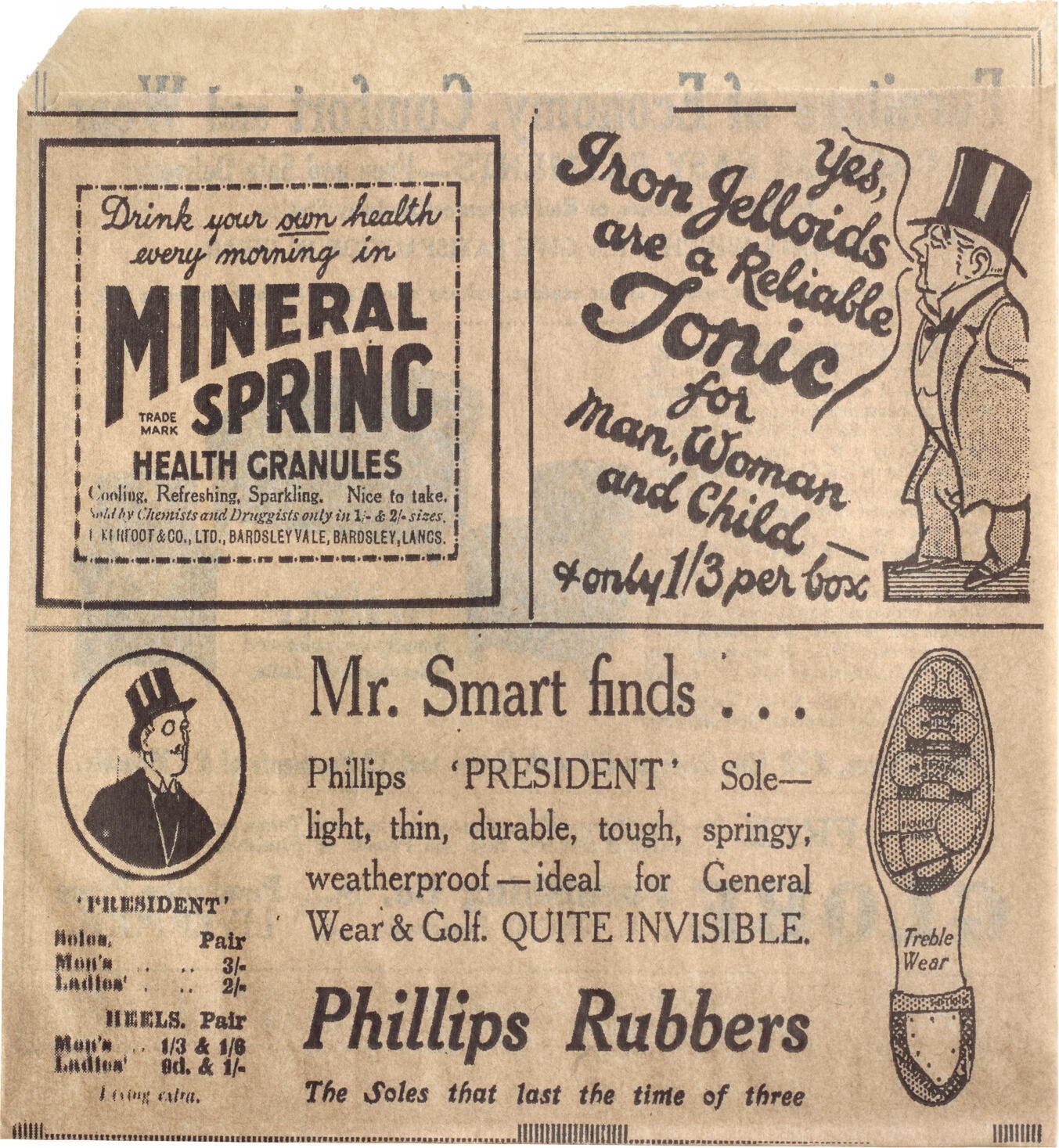 Plicuri din hârtie Pergamo Garcia De Pou pentru cartofi prăjiți și gustări, rezistente la grăsime, imprimeu ziar vintage, 16.5x16 cm, Set de 500 piese