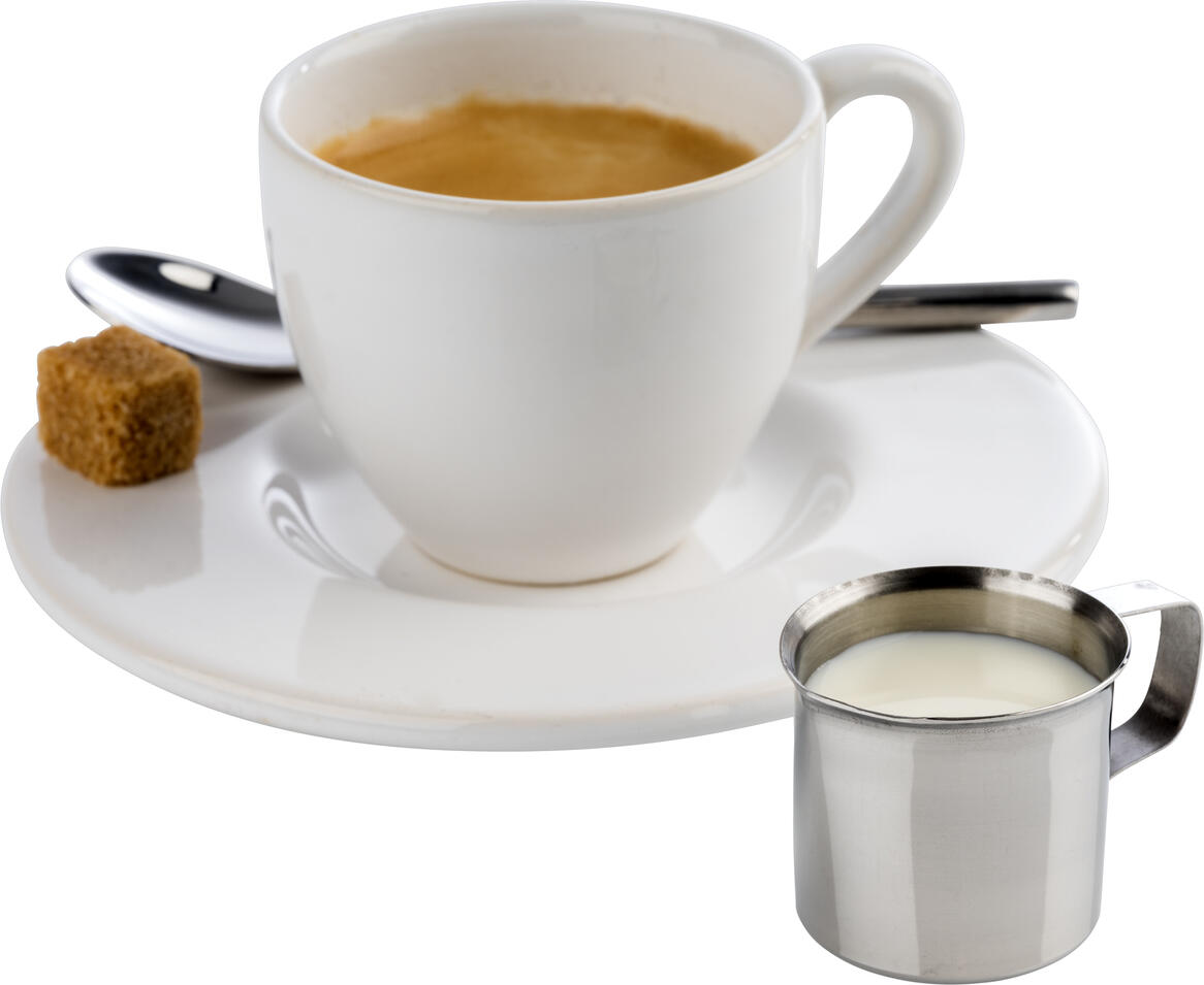 APS Assheuer + Pott Stainless Steel Milk Jug, 20 ml, 3.6 cm x 3.5 cm, Polished Finish, Dishwasher Safe, Professional Gastronomy and Home Use