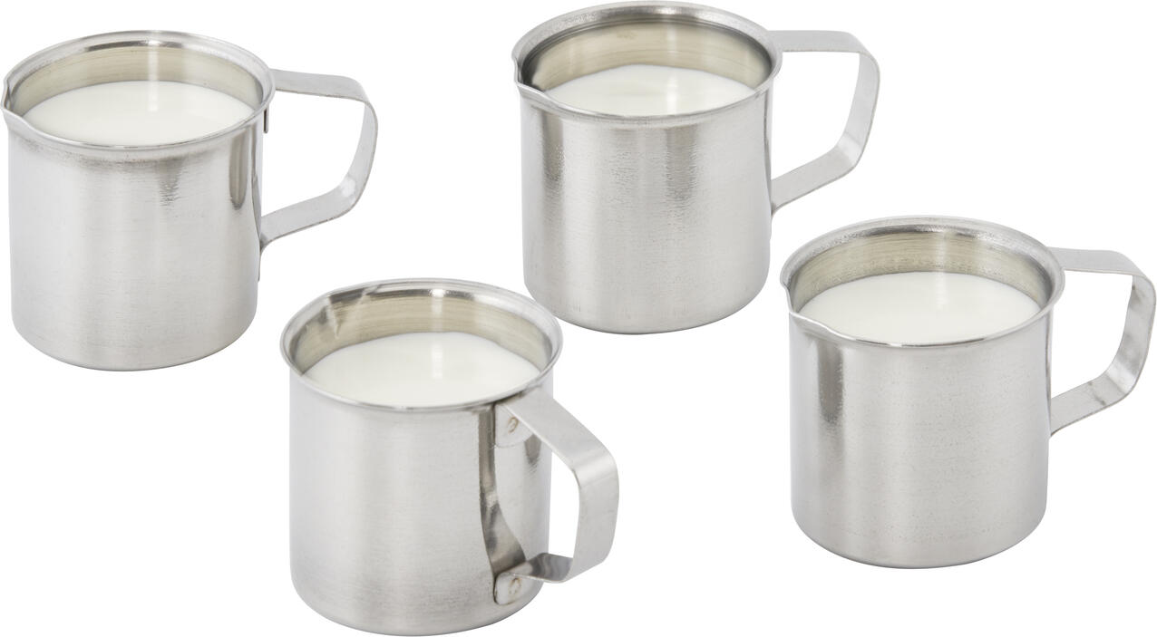 APS Assheuer + Pott Stainless Steel Milk Jug, 20 ml, 3.6 cm x 3.5 cm, Polished Finish, Dishwasher Safe, Professional Gastronomy and Home Use