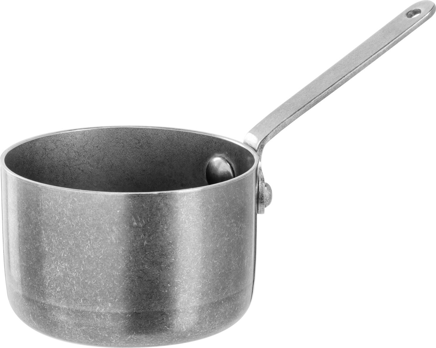 Set de 6 piese VEGA Pani Mini Casserole, Aspect Vintage, 150ml Otel Inoxidabil Crom-Nichel 14/4, 7x4.5cm, Argintiu, Rezistent la Rugină