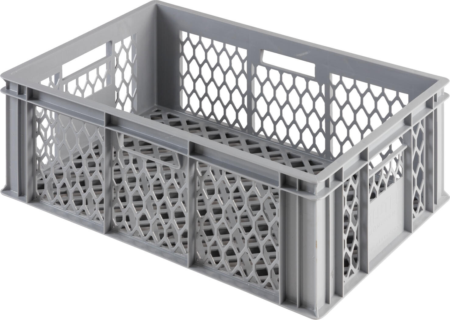Ringoplast Ringoplast Leubsdorf GmbH Transport/rinsing box Komfort Transport-/Spülkasten Komfort Transport/rinsing box Komfort; 38.7 l, 60x40x20 cm (LxWxH); grey Transport-/Spülkasten Komfort; 38.7 l, 60x40x20 cm (LxBxH); grau Robust transport and rinsing box made of polyethylene. Particularly well suited for transporting and rinsing glasses with the shelf inserts that can be ordered. Ideal for transporting horeca equipment and food. Attention: When using the shelf inserts for glasses, please note that handles or similar will affect the maximum Ø. Stackable. Food safe. Dishwasher safe. Robuster Transport- und Spülkasten aus Polyethylen. Mit den bestellbaren Fachwerkeinsätzen besonders gut für den Transport und Spülen von Gläsern geeignet. Ideal für den Transport von Gastro-Equipment und Lebensmitteln. Achtung: Bei Verwendung der Fachwerkeinsätze für Gläser bitte beachten, dass Henkel o.ä. den maximalen Ø beeinflussen. Stapelbar. Lebensmittelsicher. Spülmaschinenfest.