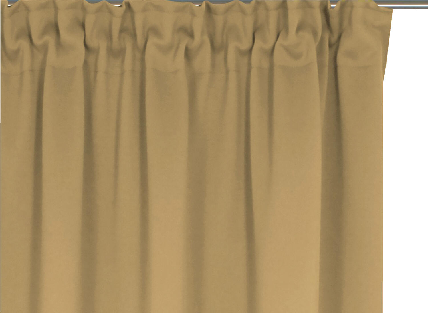 Perdele Blackout LUSINI Solutions GmbH Opal, 132x225 cm, Maro Deschis, 100% Poliester, Ignifug DIN 4102 B1, Certificare OEKO-TEX Standard 100