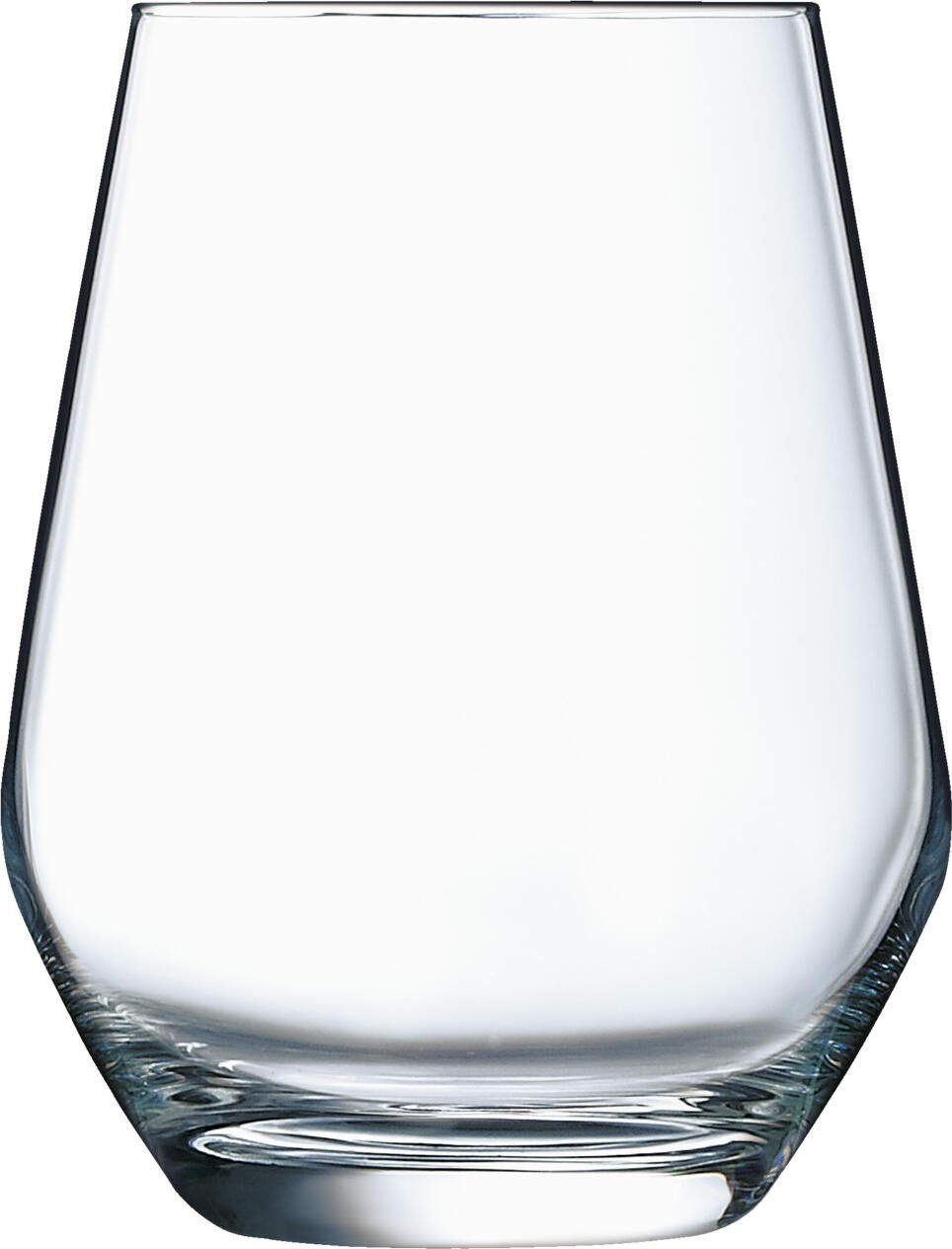Arcoroc Arc France SAS Drinking glass Vina Juliette Trinkglas Vina Juliette Drinking glass Vina Juliette; 400 ml, 8.8x11 cm (ØxH); transparent; 6 piece / pack Trinkglas Vina Juliette; 400 ml, 8.8x11 cm (ØxH); transparent; 6 Stück / Pack Elegant universal glass in a modern shape. Dishwasher safe. Elegantes Universalglas aus robustem Kristallglas in moderner Form. Spülmaschinenfest.