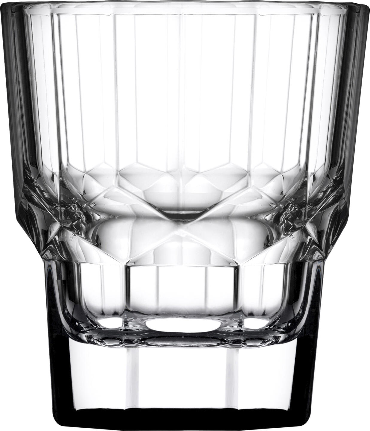 Set de 12 pahare pentru shot Pasabahce Serenity, 45ml din sticla temperata, stivuibile, robuste, transparente, rezistente la masina de spalat vase
