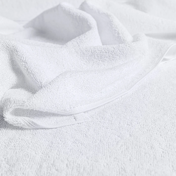 Prosoape pentru oaspeti LUSINI Solutions GmbH Classico, Set de 5 piese, 100% Bumbac, 30x50 cm, Alb, 450 g/m², Frotir simplu, OEKO-TEX Standard 100